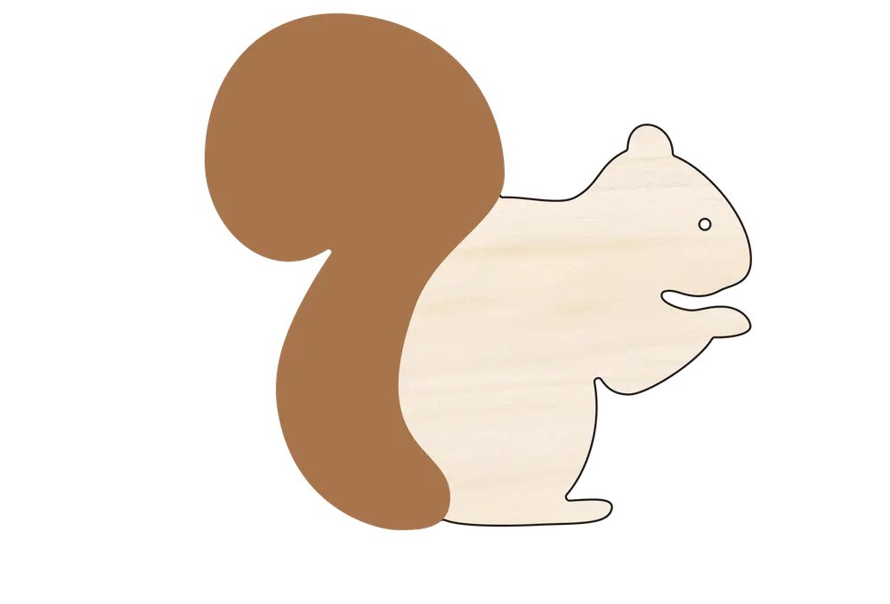 Væglampe, Egern fra Oh Poppy