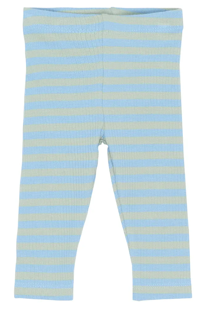 Fro Rib Leggings   Forever Blue Striped   86 fra The New Siblings