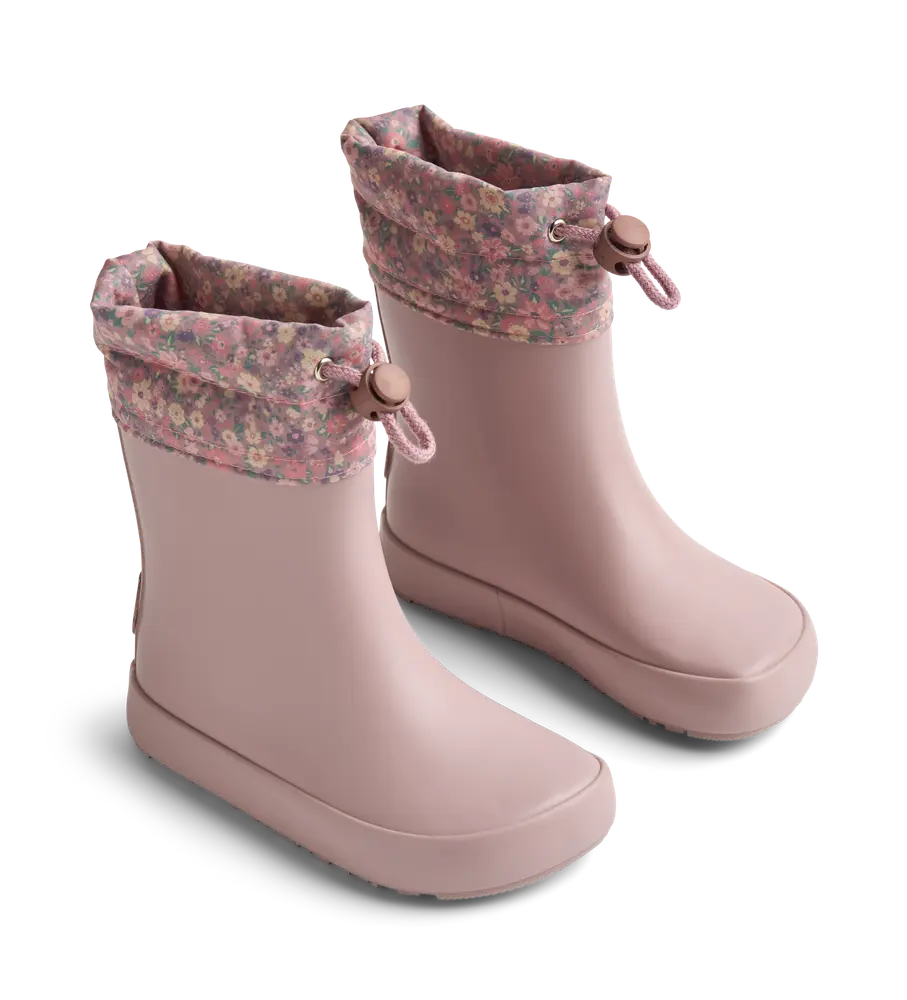 Zerro Barefoot Termo Gummistøvle   Powder Flower Meadow   29 fra Wheat