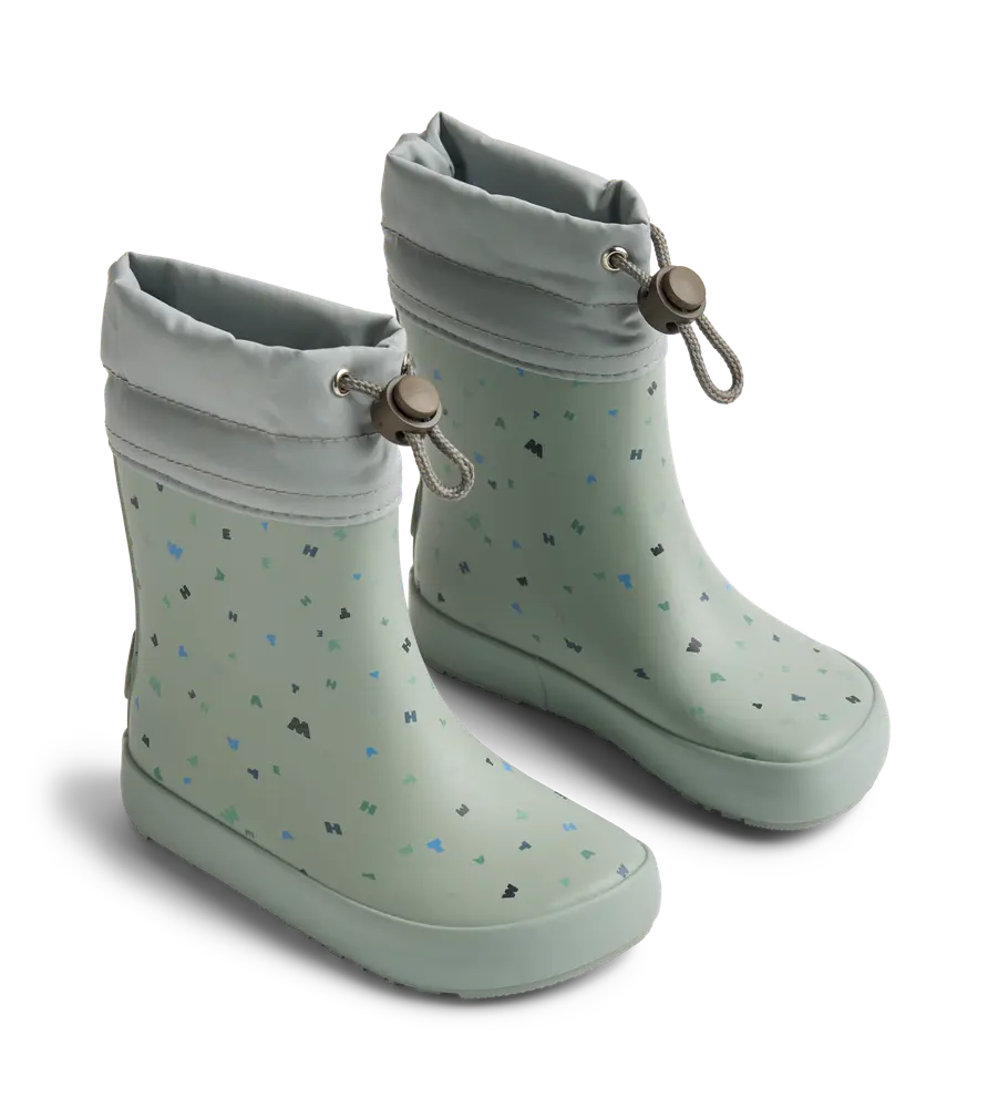 Zerro Barefoot Termo Gummistøvle   Light Flint Letters   30 fra Wheat