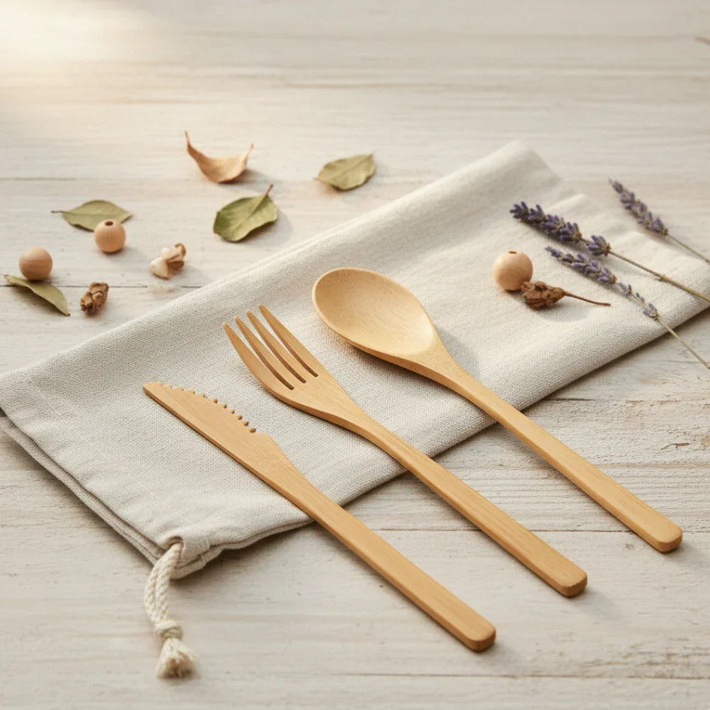 Bambus Bestik fra Mammu