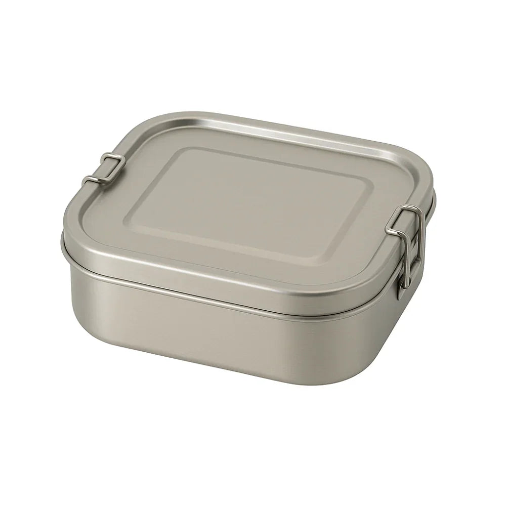 Madkasse I Rustfrit Stål 740ml   Sandwich Box fra Mammu