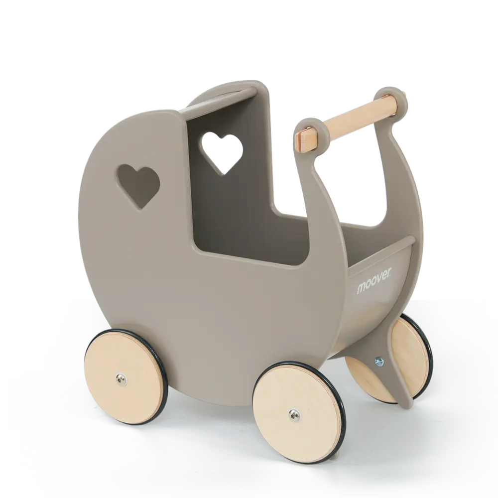 Luksus Dukkevogn I Grå fra Moover Toys