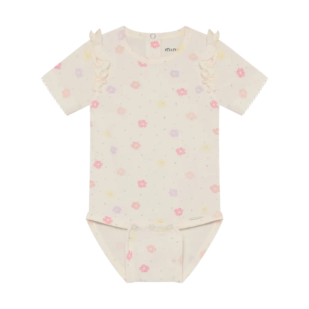 Kortærmet Body M. Print   Vanilla Ice   68 fra Minymo