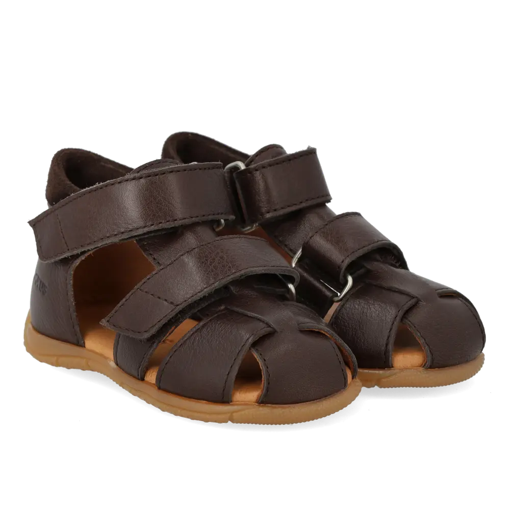 Begynder Sandal M. Velcro   Dark Brown Dark Brown   20 fra Angulus