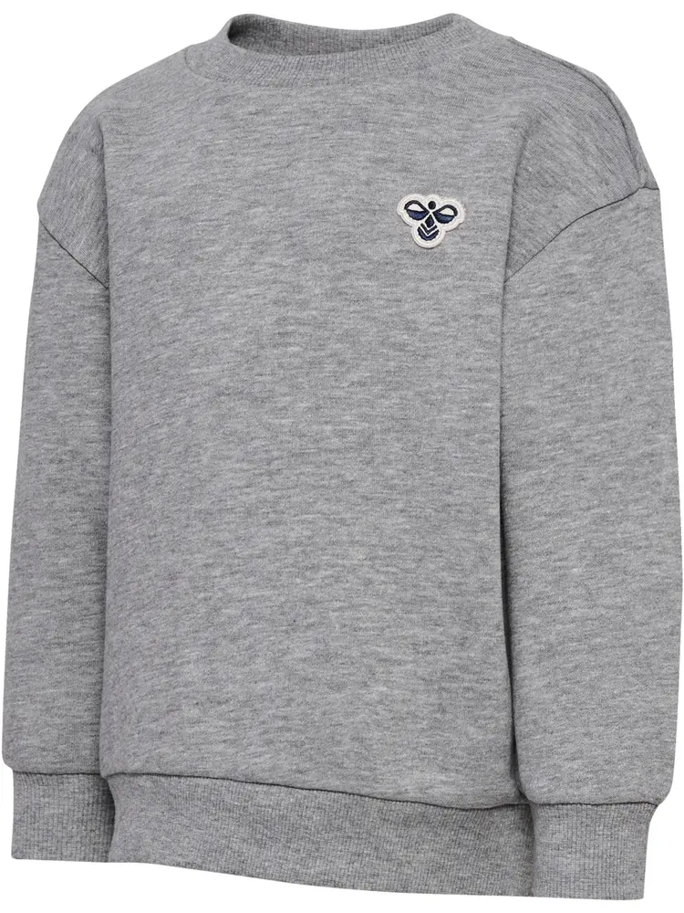 Loose Crewneck   Grey Melange   104 fra Hummel