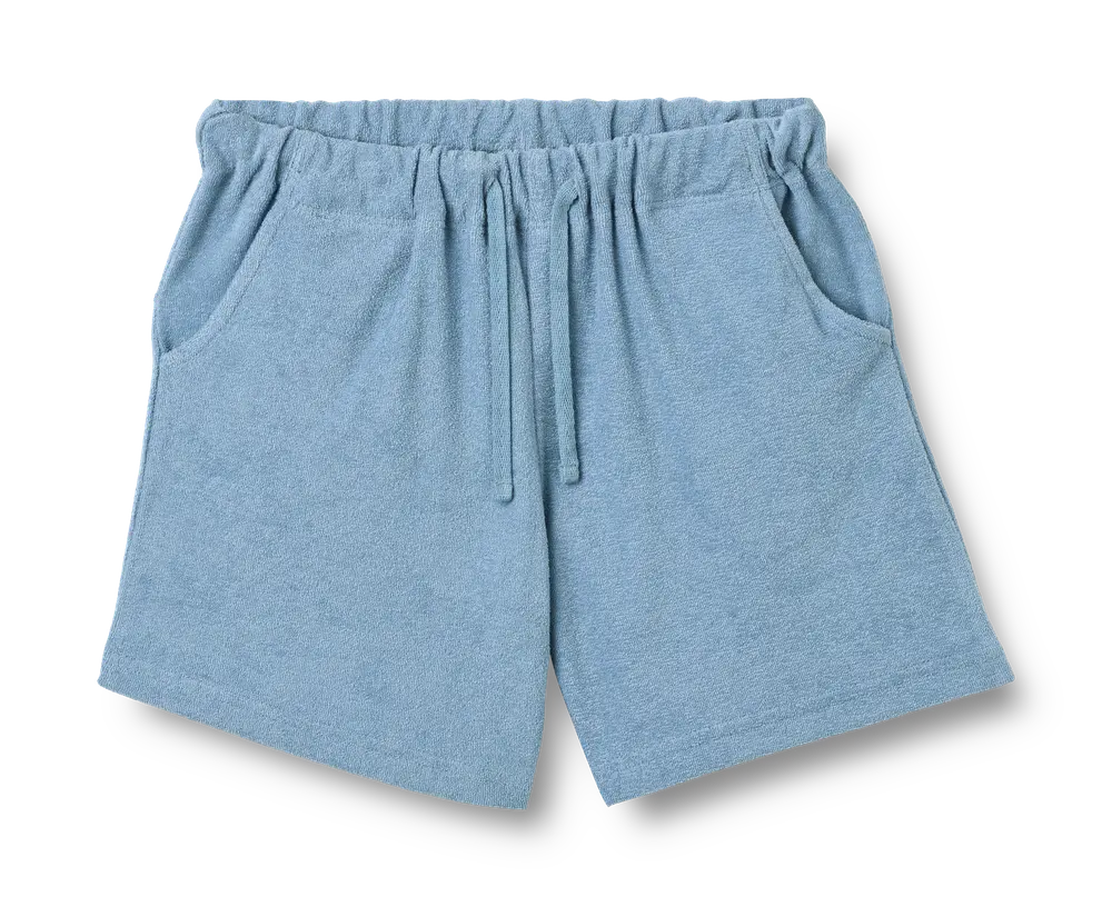 Kalle Shorts   Faded Denim   122 fra Wheat