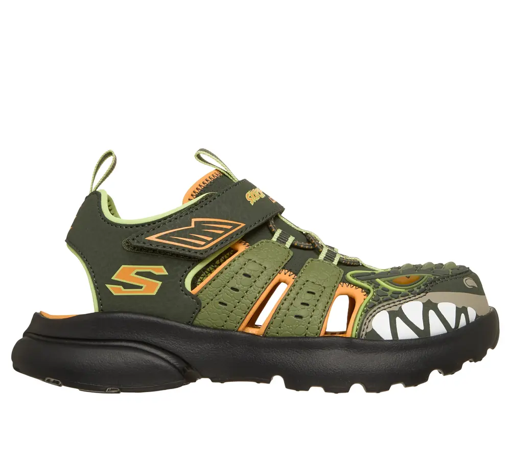 Razor Splash Sandal   Olive   27 fra Skechers