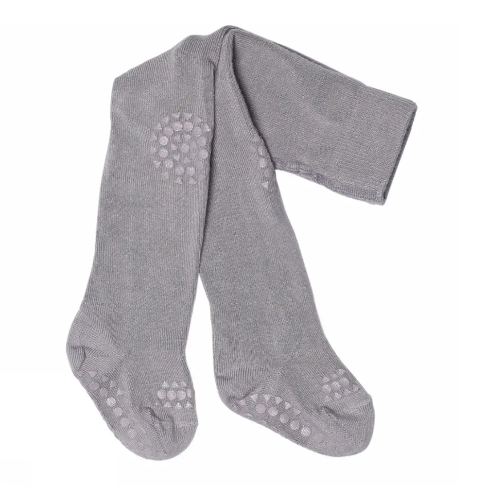 Kravle Strømpebukser Bambus   Lavender Gray   12 18 fra Gobabygo