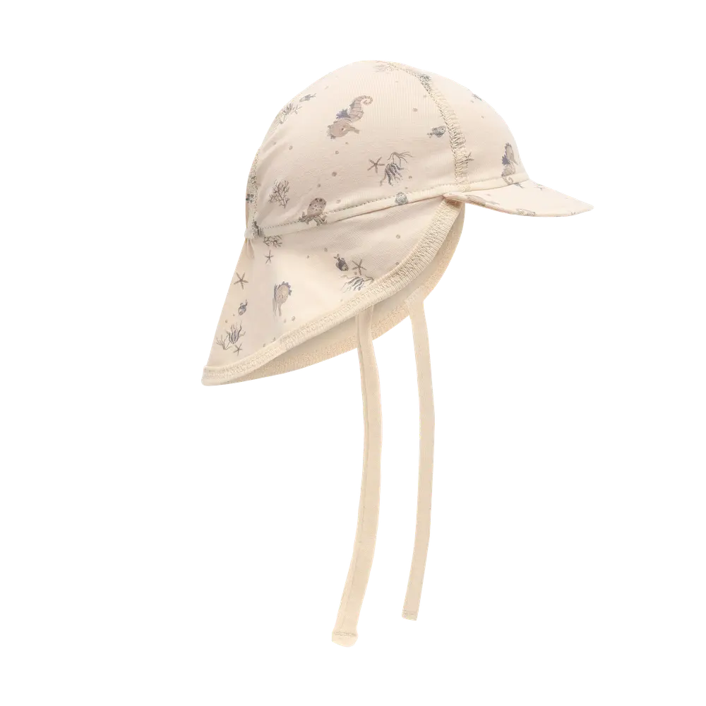 Sommerhat M. Print Folkstone Gray 80 fra Bekids