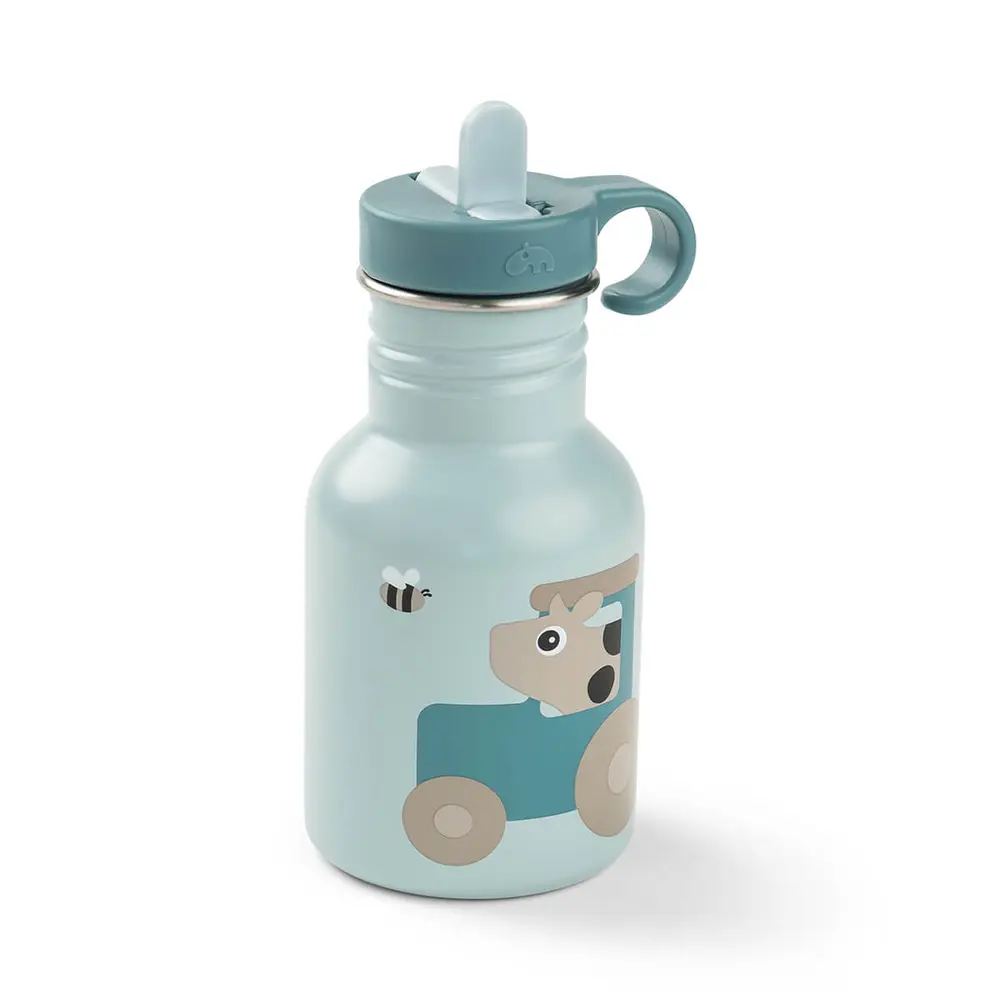 Flaske Rustfrit Stål Tiny Farm Blå 350 Ml fra Done By Deer