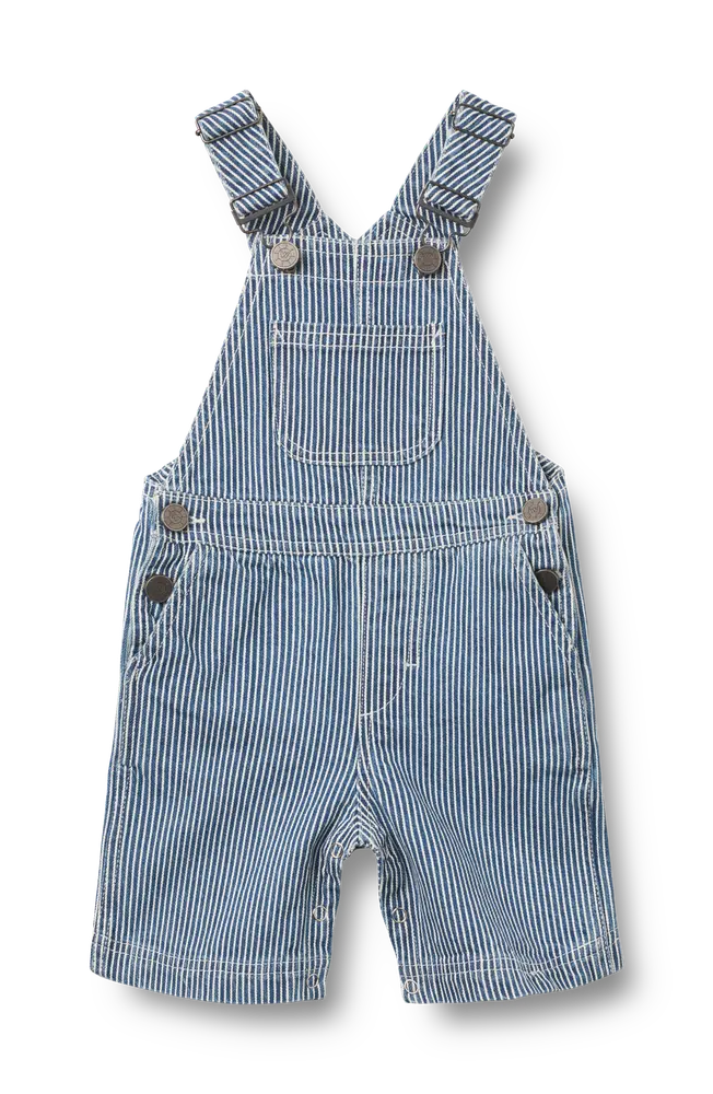 Lykke Smækbukser   Denim Stripe   92 fra Wheat