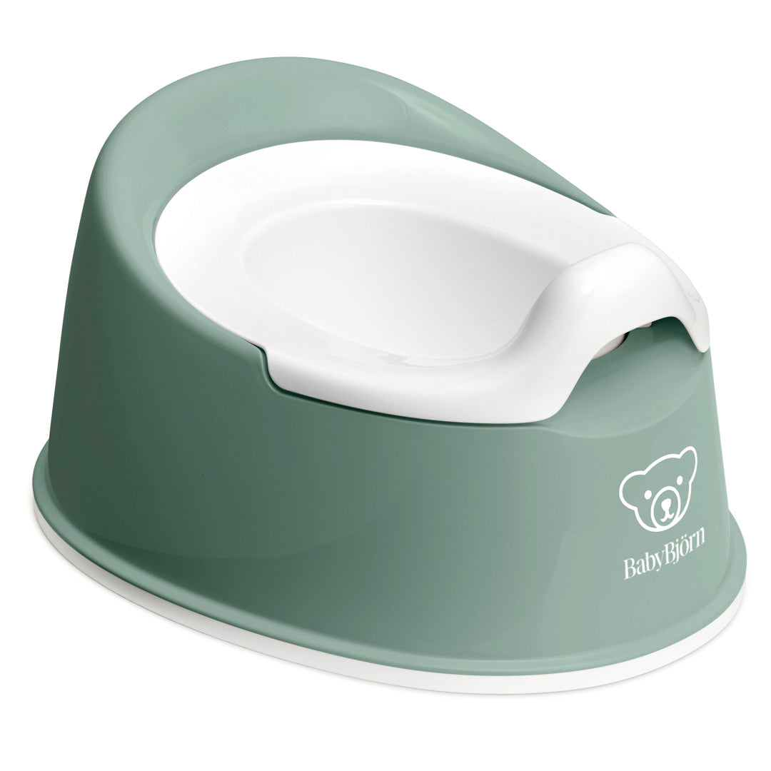 Babybjörn Smart Potte Grågrøn Hvid fra Baby Bjørn