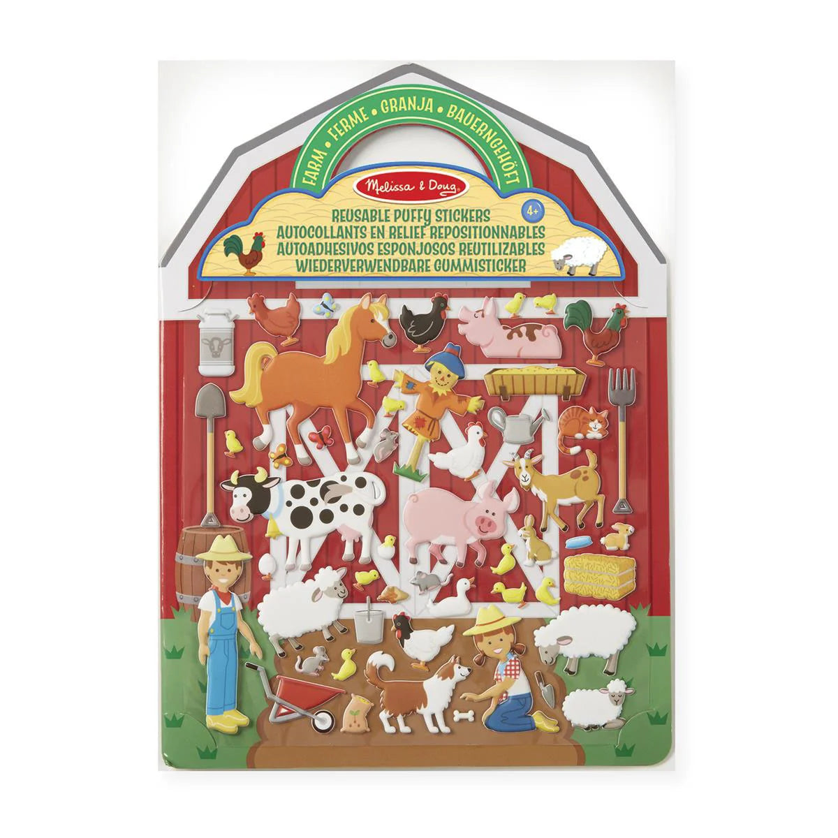Klistermærkesæt, Genanvendelige   Bondegård fra Melissa & Doug