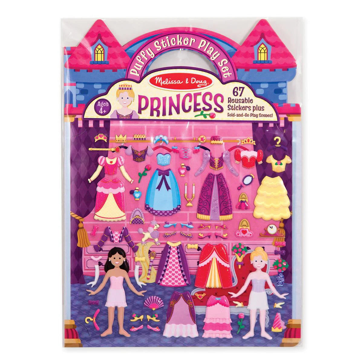 Klistermærkesæt, Genanvendelige   Prinsesse fra Melissa & Doug
