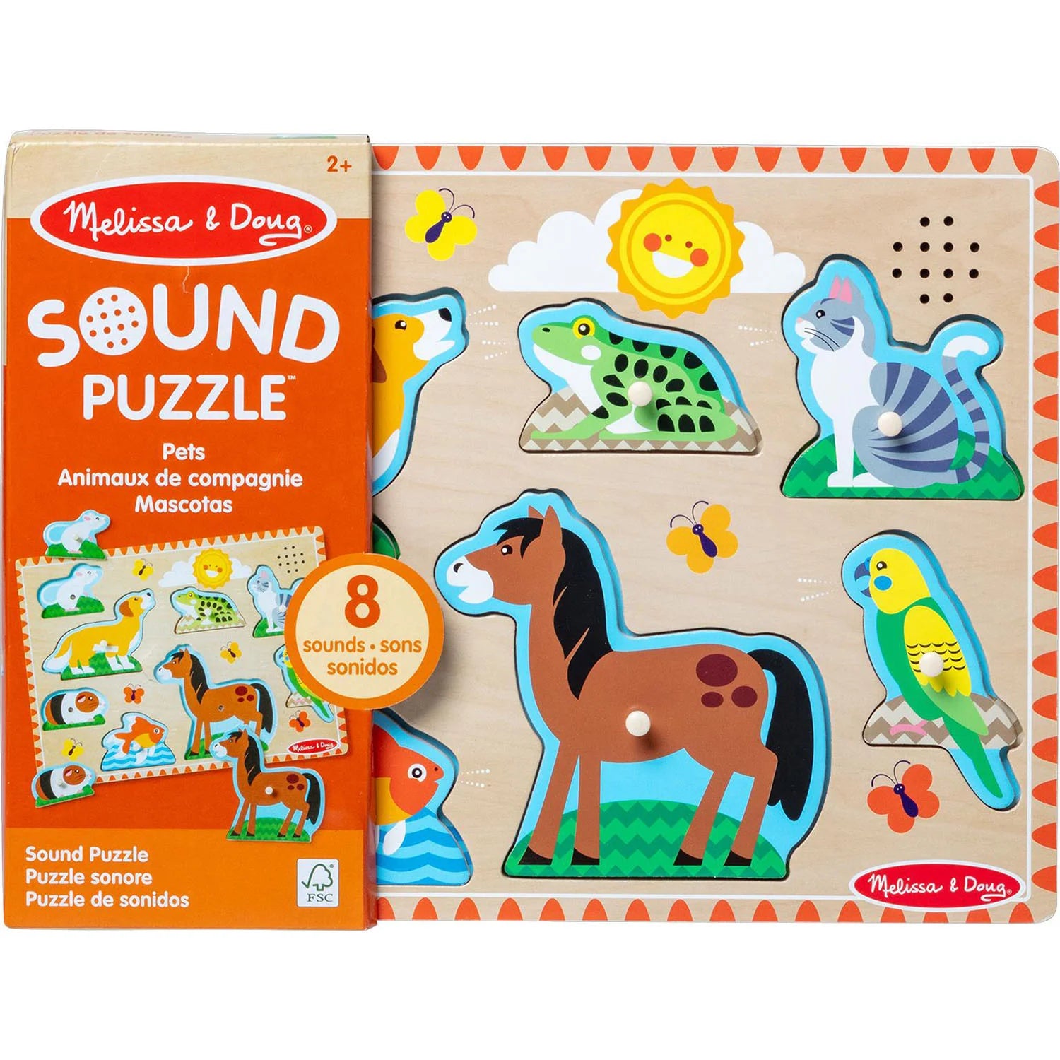 Puslespil   Lyd   Kæledyr fra Melissa & Doug