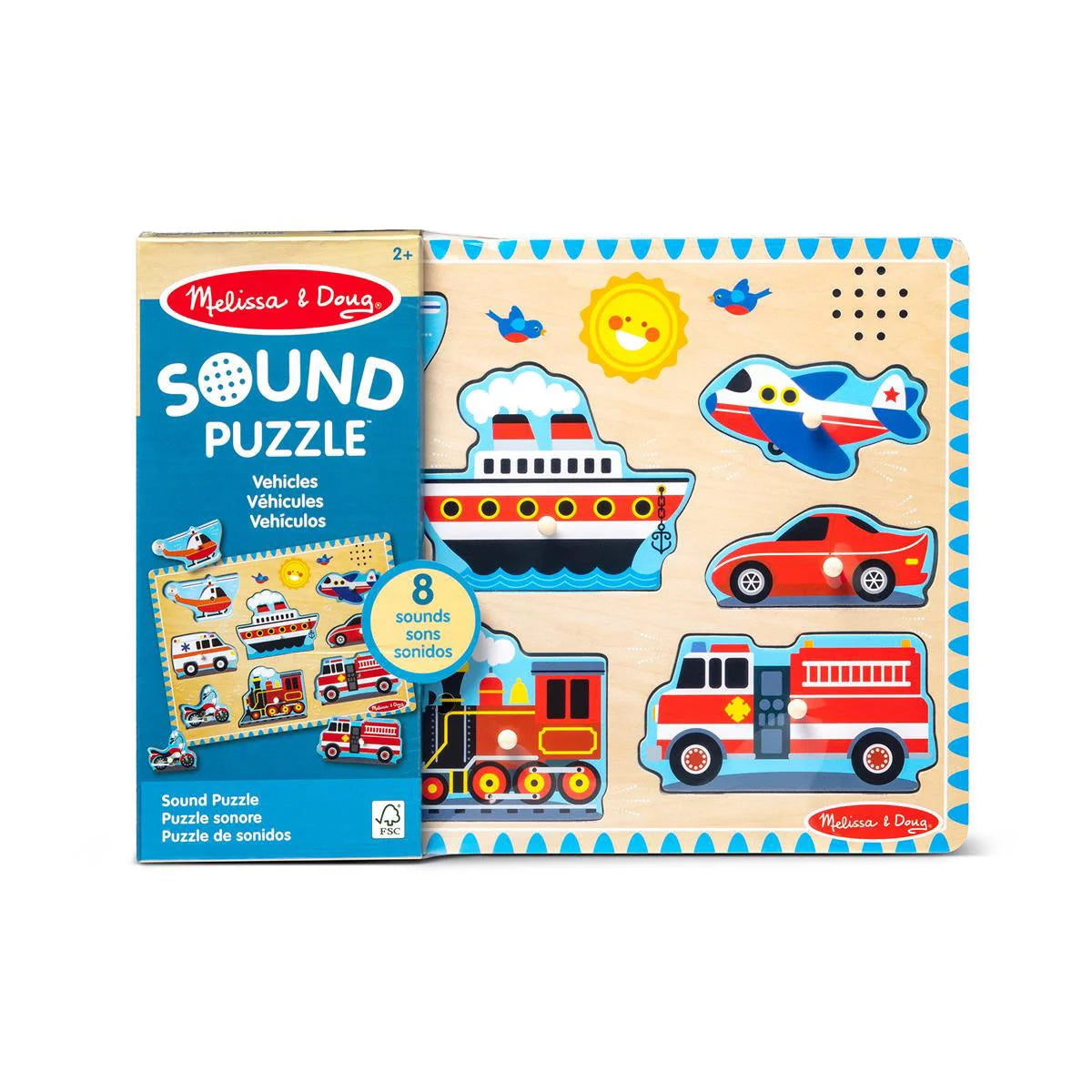 Puslespil   Lyd   Køretøjer fra Melissa & Doug