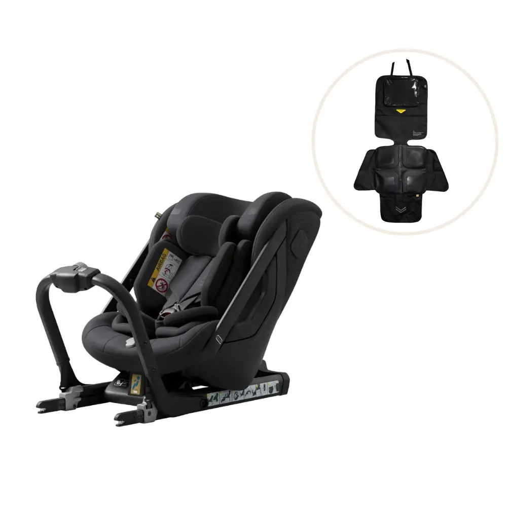 One+ 3 Inkl. Seat Protector   Coastal Storm Black fra Axkid