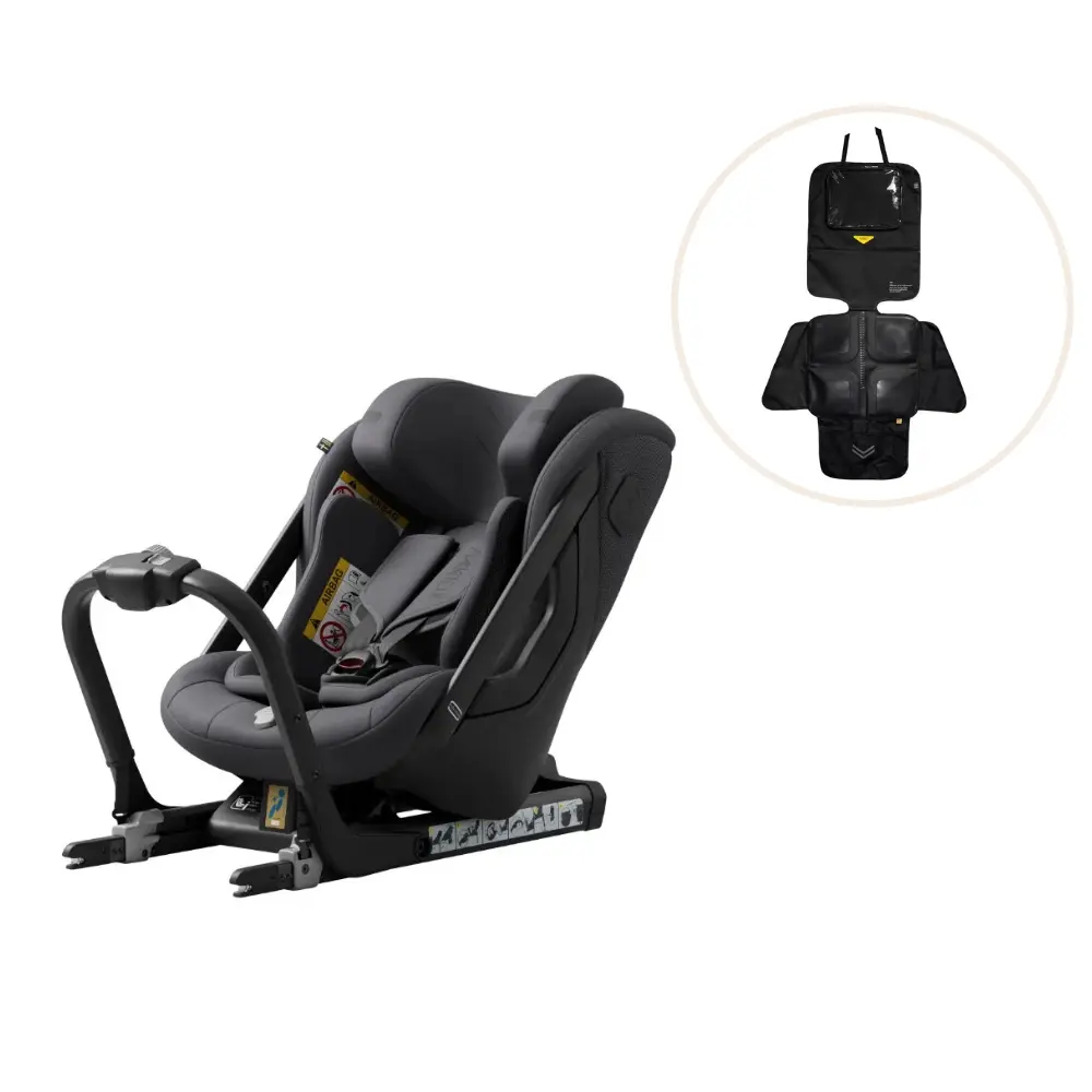 One 3 Inkl. Seat Protector   Arctic Mist Grey fra Axkid