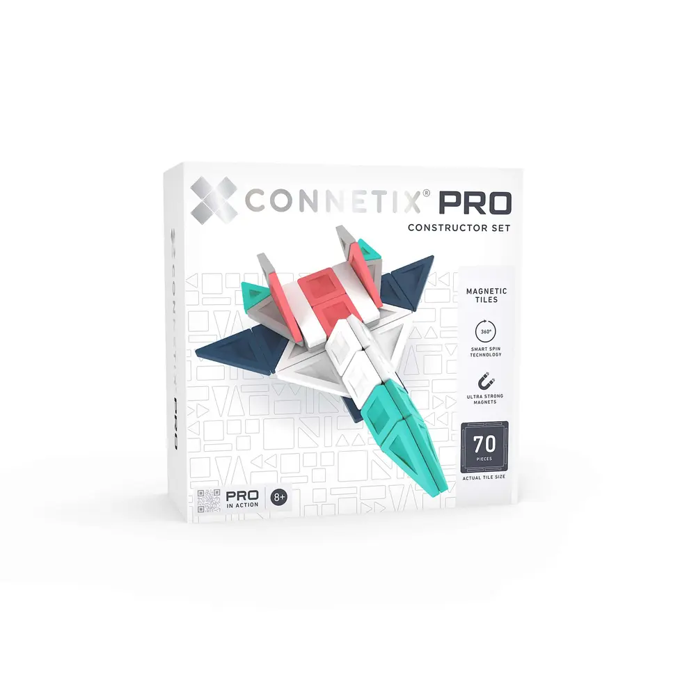 Pro Constructor Set   Magnetsæt   70 Dele fra Connetix