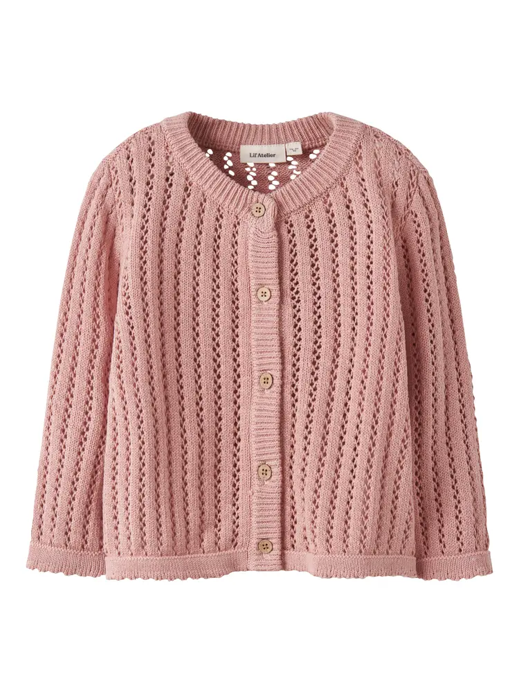 Fabiola Cardigan   Misty Rose   104 fra Lil' Atelier