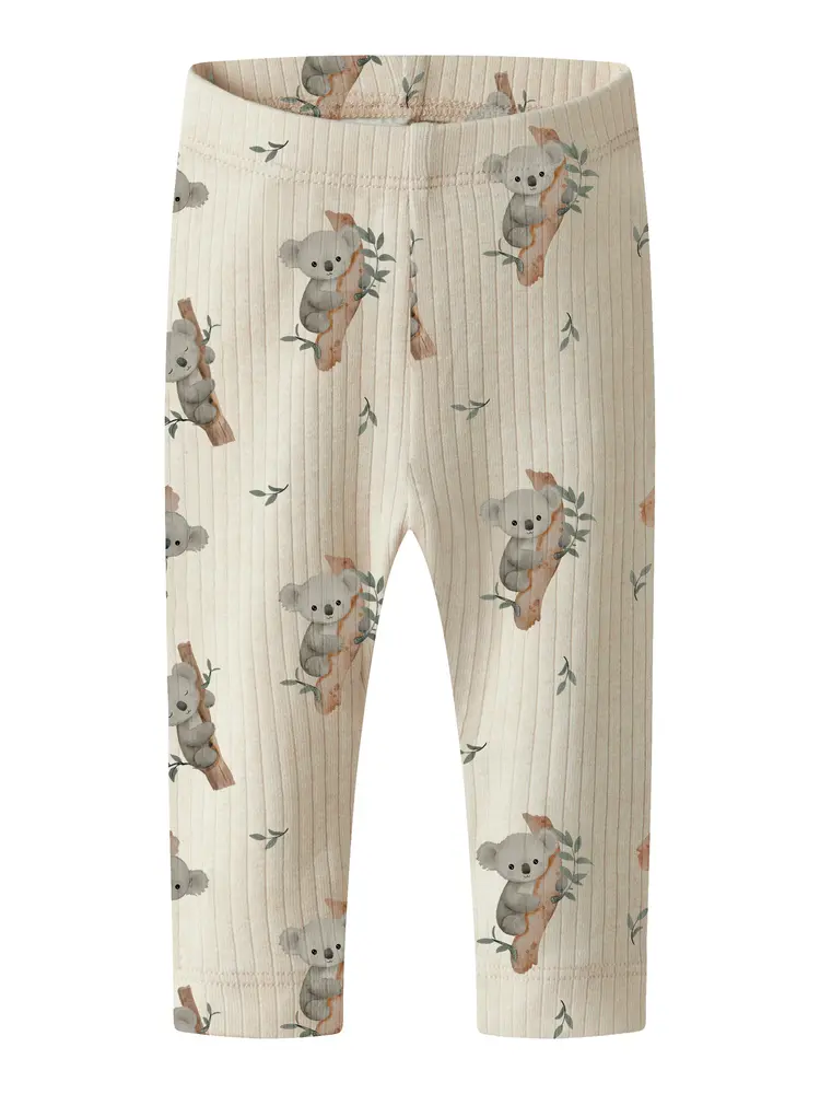 Boala Long John Leggings Peyote Melange 62 fra Name It