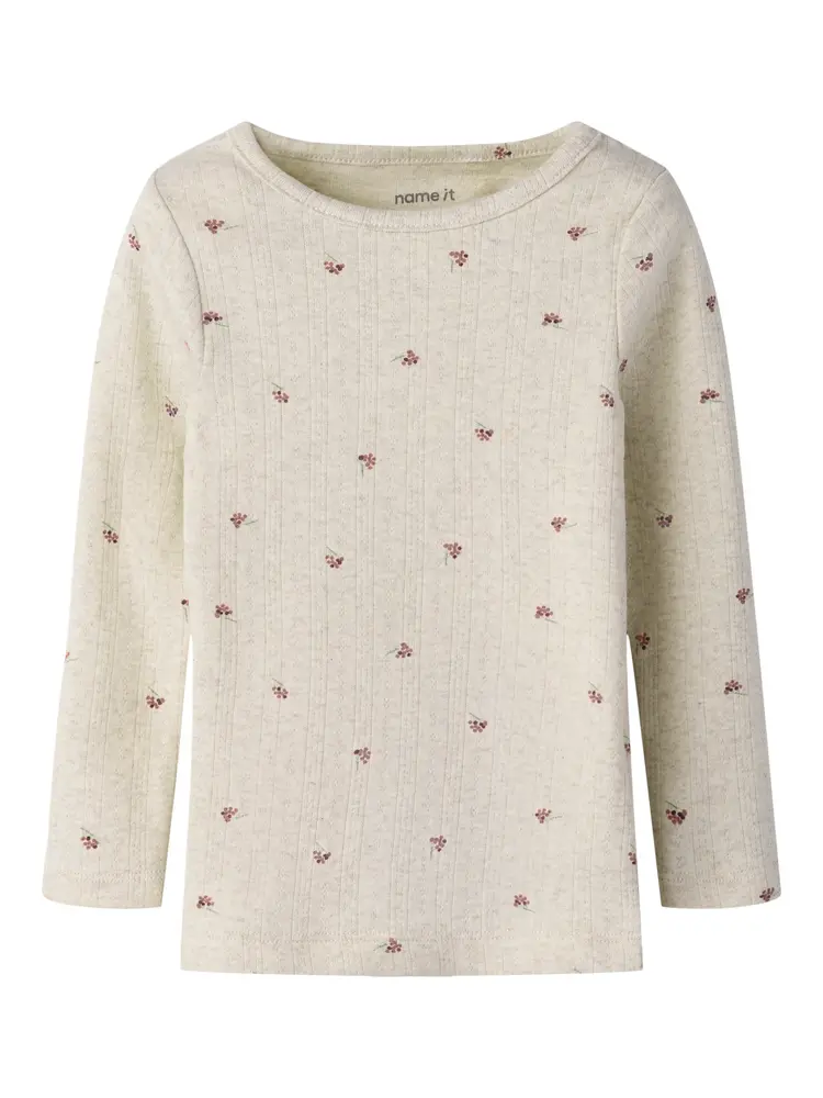 Berries Bluse   Peyote Melange   116 fra Name It