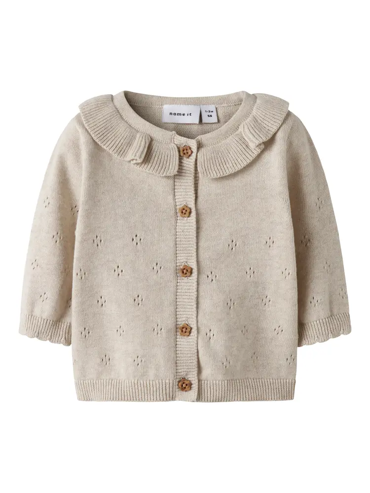 Diame Cardigan   Peyote Melange   68 fra Name It