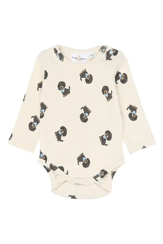 Sylvan Langærmet Rib Body   Gardenia   80 fra The New Siblings