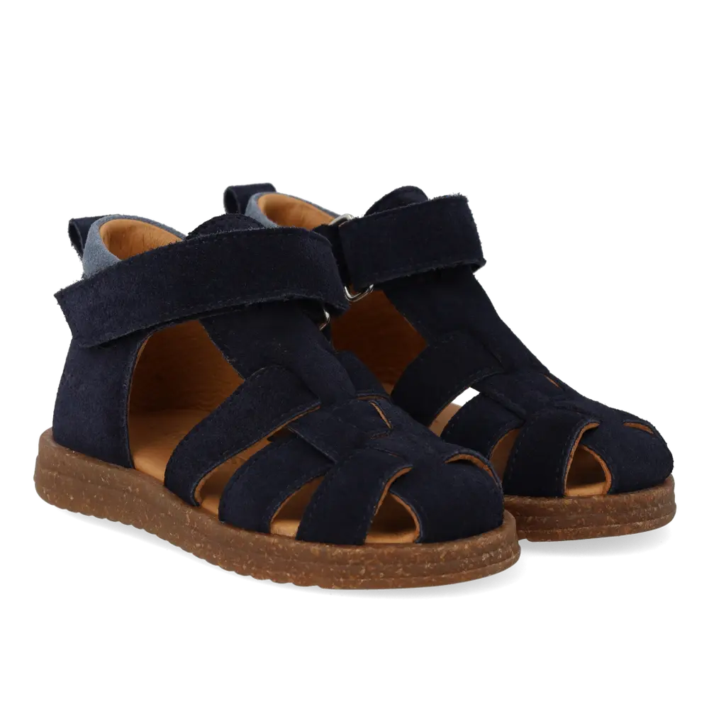 Begynder Sandal M Velcro   Navy Blue Fog   23 fra Angulus