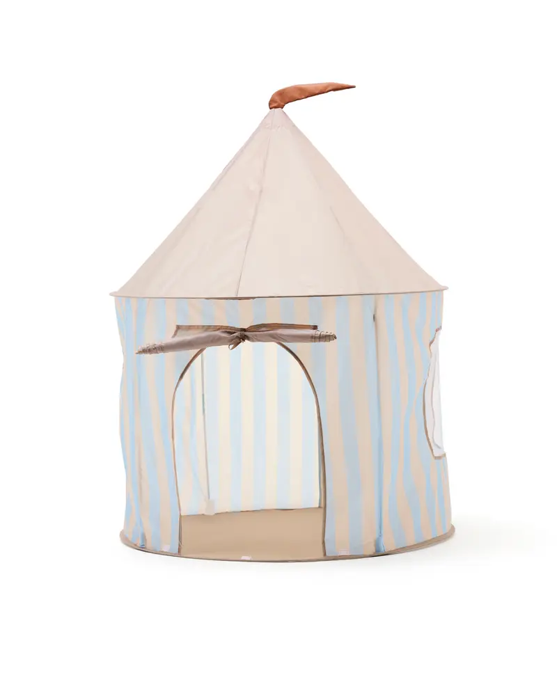 Legetelt, Lyseblå Med Striber fra Kids Concept