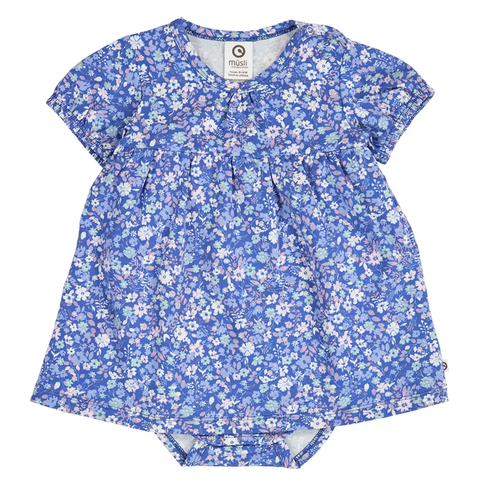 Primrose Blomstret Kjole Body   Azure Blue  Nectar  Tofu   68 fra Müsli