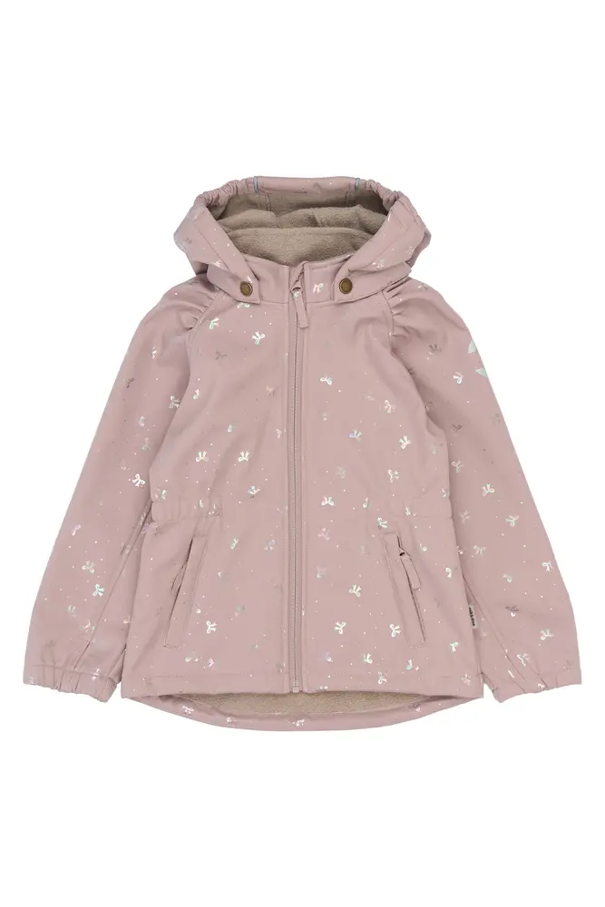Softshell Jakke M. Print Bow Foil Aop 110 fra Mikk-line