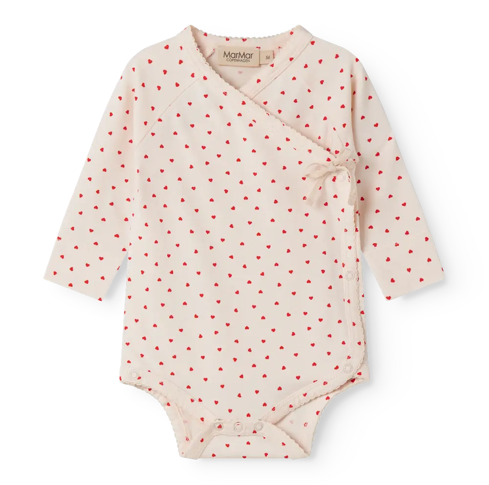 Belita Langærmet Body   Happy Hearts   56 2 Mdr. fra Marmar Copenhagen