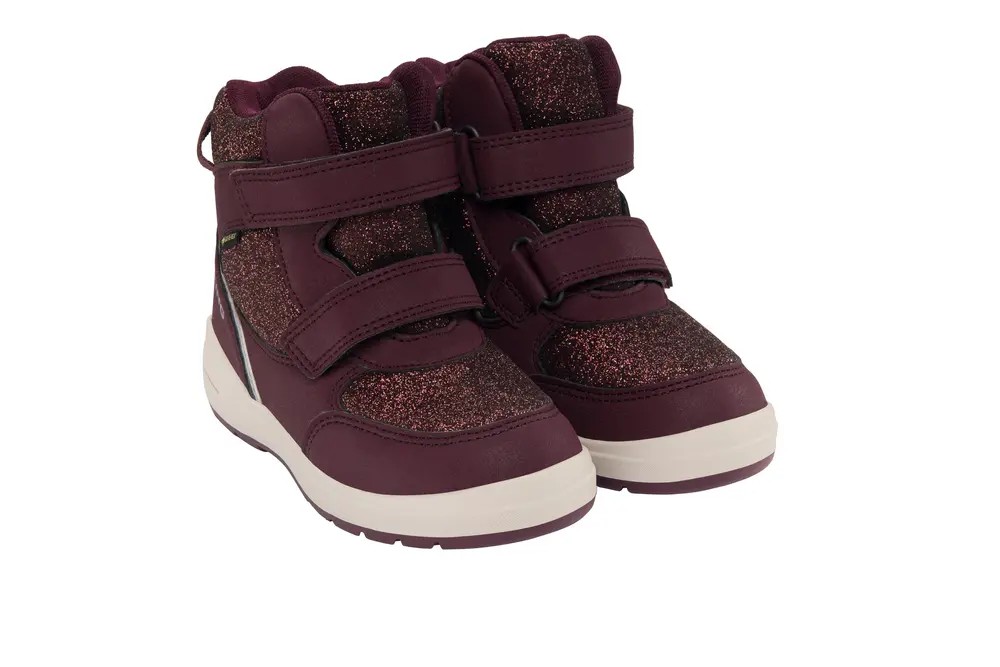 Fun Glitter Warm Gtx 2v Vinterstøvle Plum 24 fra Viking