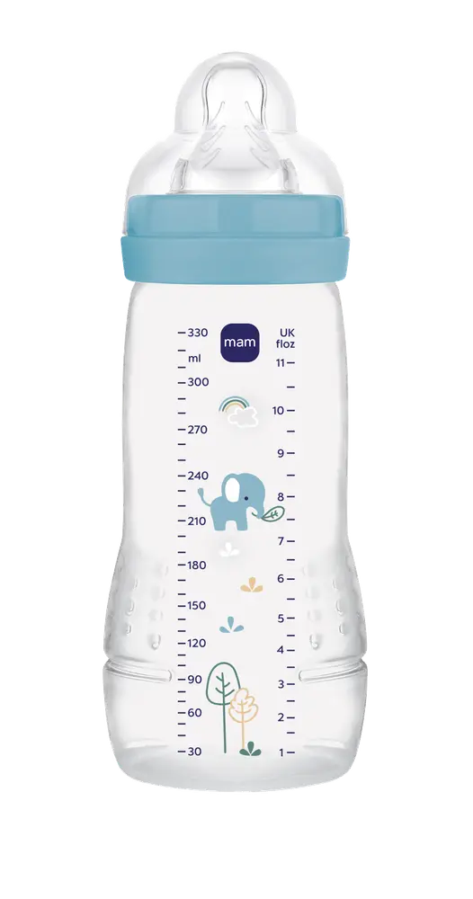 Easy Active Baby Bottle 330ml Blue fra Mam