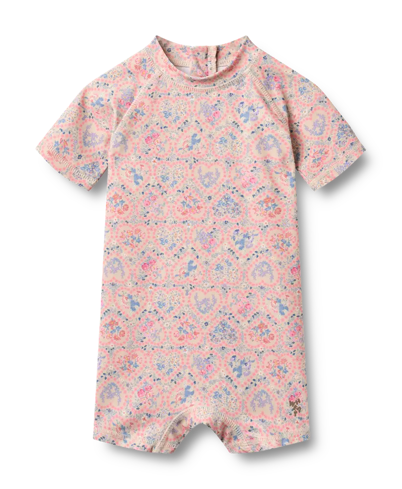 Cas Badedragt   Pink Heart Flowers   62 fra Wheat