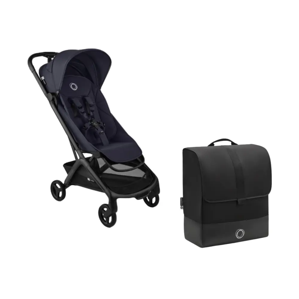 Butterfly 2 Complete Inkl. Transporttaske   Black Deep Indigo fra Bugaboo