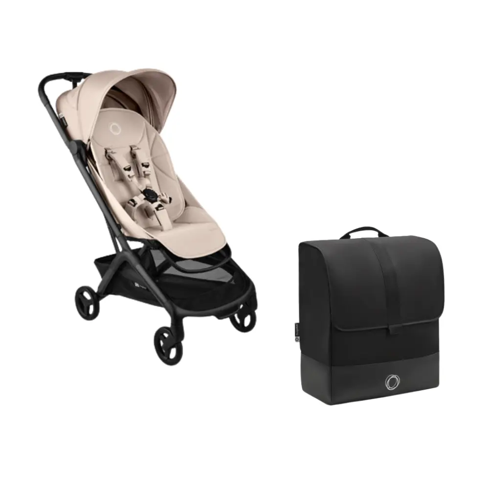 Butterfly 2 Complete Inkl. Transporttaske   Black Desert Taupe fra Bugaboo