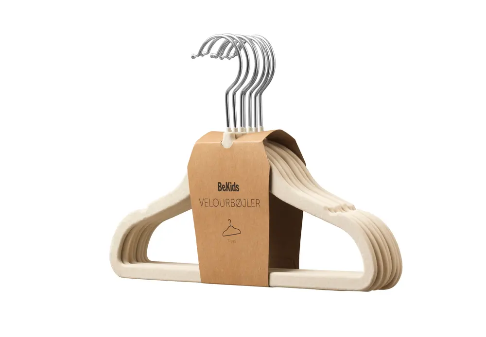 Bøjler Beige, 7 Stk fra Bekids