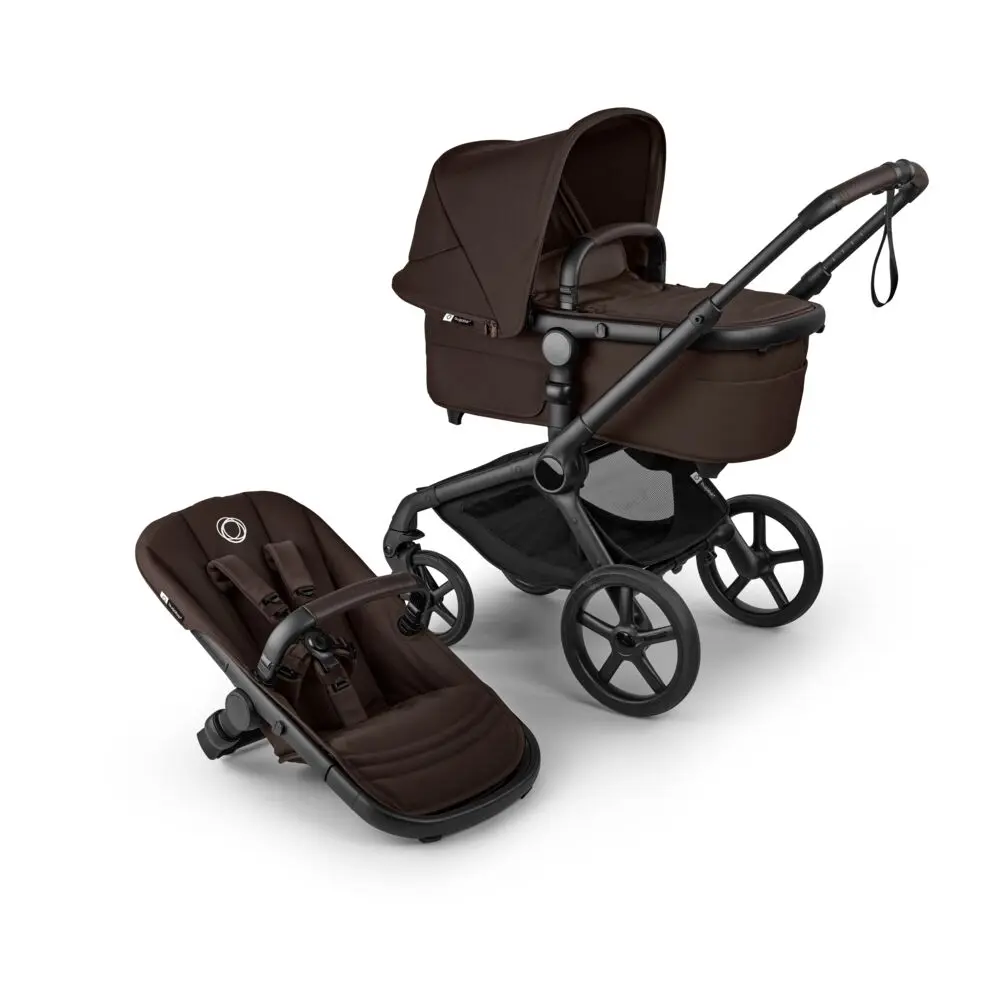 Fox 5 Renew Complete Kombivogn Black Cocoa Brown fra Bugaboo