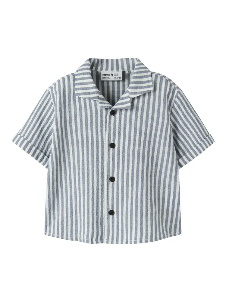 Fedenis Skjorte   Vintage Indigo   98 fra Name It