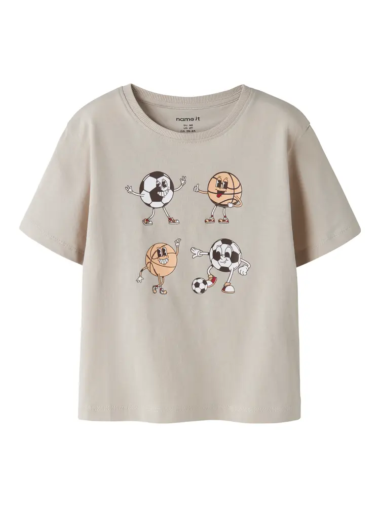 Vagno T Shirt   Chateau Gray   92 fra Name It