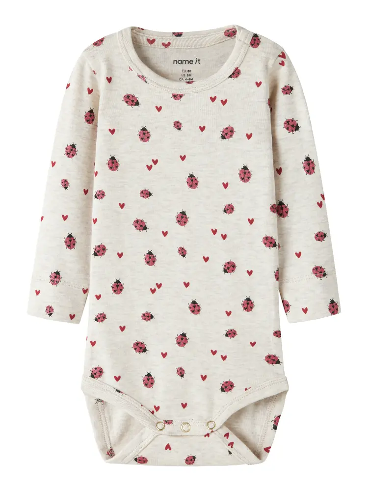 Haline Langærmet Body Peyote Melange 68 fra Name It