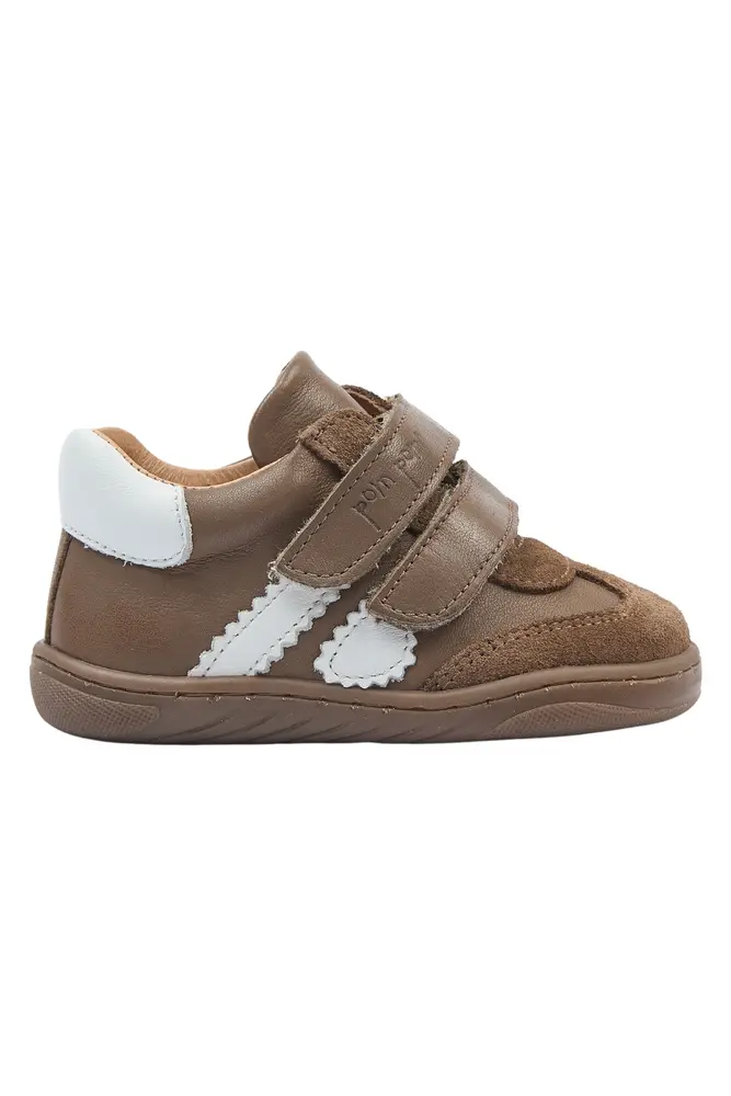 Pride Velcro Barefoot Sneaker   Summer Sand   19 fra Pompom