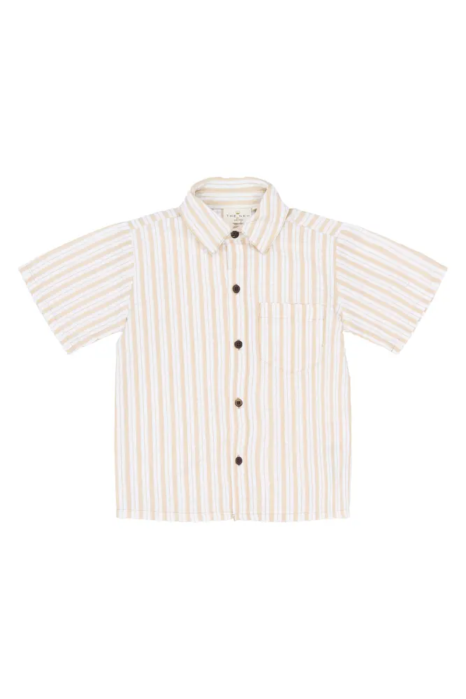 Smitty Skjorte Humus Striped 104 fra The New Siblings