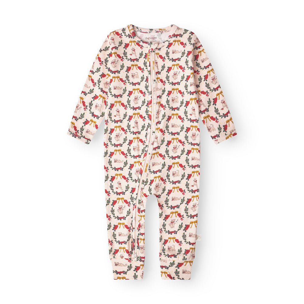 That's Mine   Elliotte Onesie   Christmas Wreath   56cm   1m fra That's Mine