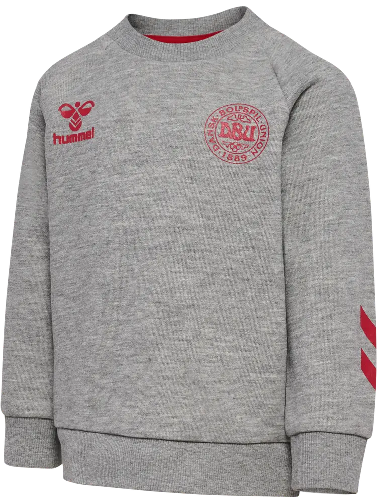 Mini Reg Dbu Crewneck Grey Melange 86 fra Hummel