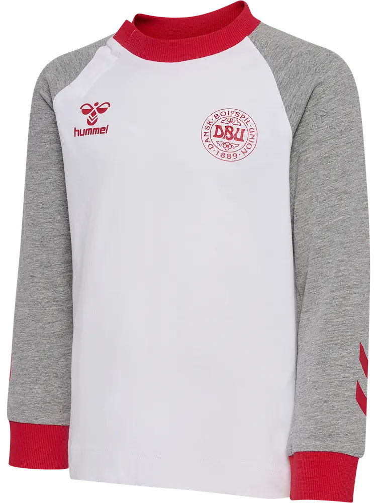 Mini Dbu Langærmet T Shirt White 110 fra Hummel