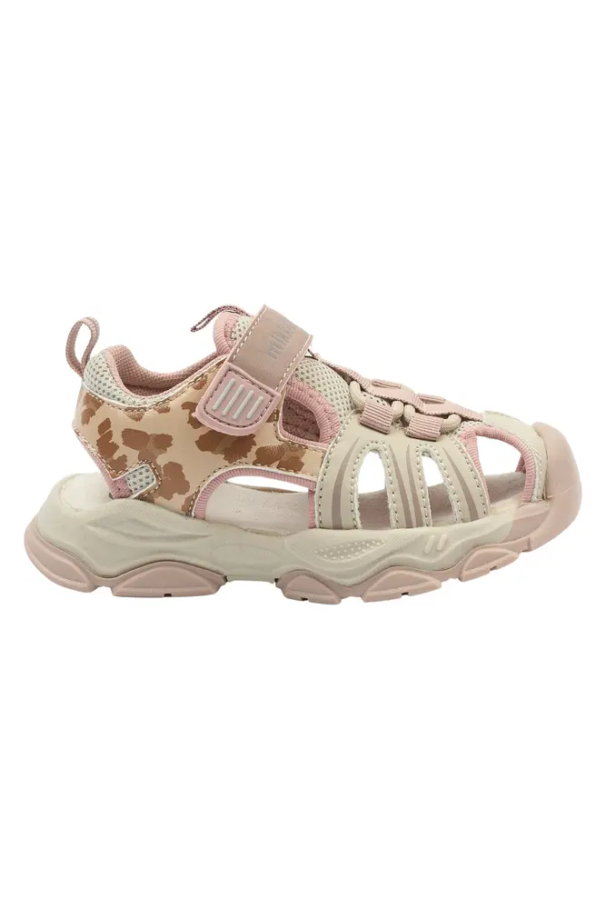 Sandal Mesh M. Velcro   Cinder   27 fra Mikk-line